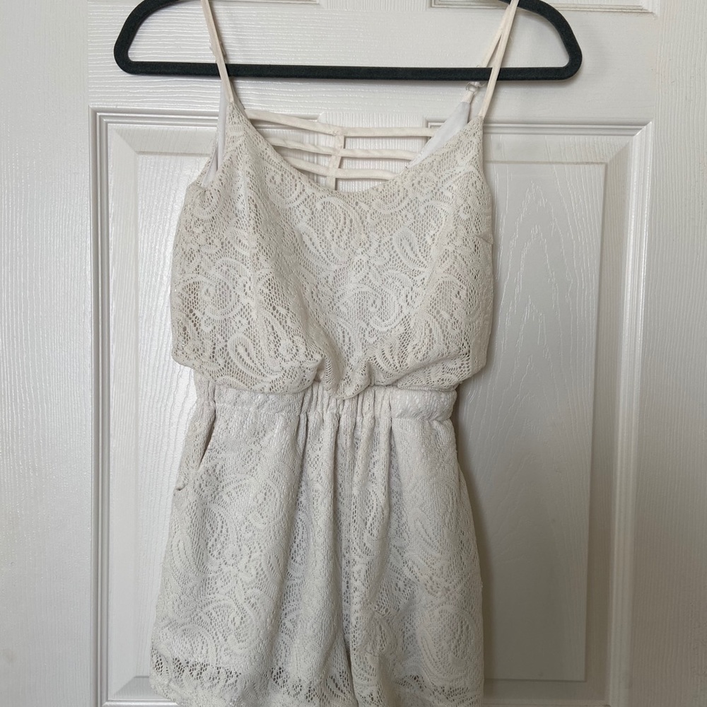Crochet/Lace Romper